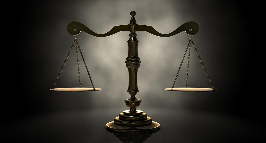 The Scales Of Justice Digital Art by Allan Swart