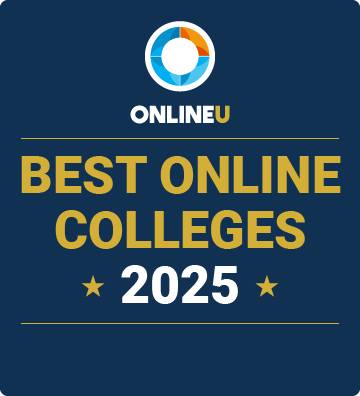 OnlineU Best Online Colleges badge